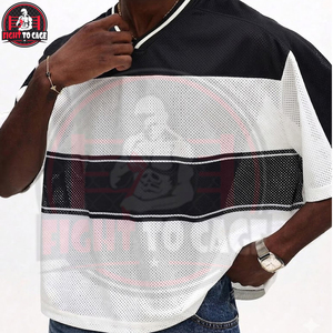 Camisetas de malla extragrandes para hombre, cómodas, recién llegadas, totalmente personalizadas, transpirables, atléticas, para ropa informal y deportiva. - Product Image 6