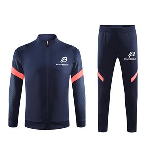 BULKBEAR <b>Men's</b> <b>Navy</b> Winter Solid Tracksuit Full Zip <b>Jogger</b> Set Regular Fit Sporty Streetwear Gym Fitness Cotton Windproof Quick - Product Image 5