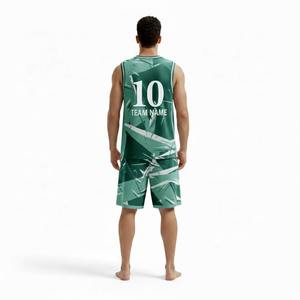 Ensemble de vêtements de sport respirants personnalisés, tenue d'équipe de basketball, maillot à séchage rapide, shorts respirants, prix de gros, uniforme de basketball - Product Image 6