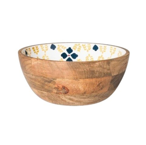 Export Quality <b>Large</b> Decorative Salad <b>Bowl</b> with Olive Leaf Design Wood Serving <b>Bowl</b> for Kitchen and Dining Decor - Product Image 6