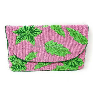 Handmade Seed Beads Beaded Embroidery Coin Pouch Elegant & Durable Wholesale beaded coin <b>purses</b> Bags>Cosmetic Bags & Cases - Product Image 1