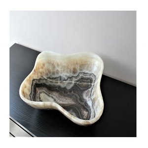 Bol en onyx moderne marbre vert de haute qualité avec surface polie Garantie d'un an pour les hôtels de cuisine Prix de gros disponible - Product Image 4