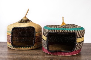 Casa en forma de conejito de algas marinas de fábrica para conejillos de indias enriquecimiento de alimentos aburrimiento Buster masticar animales pequeños mascota de roer natural - Product Image 6