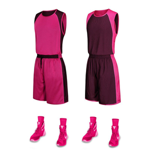 High Quality Breathable 100% <b>Polyester</b> Customizable Men's Basketball Uniform Sets Summer Comfortable Anti-Wrinkle Top-Trending - Product Image 1