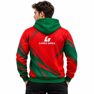 Custom Design 3D Sublimation <b>Hoodie</b> Sweatshirt All Over Printed Pullover Hoodies for <b>Men</b> High Quality Fabric Fashion Streetwear - Product Image 4