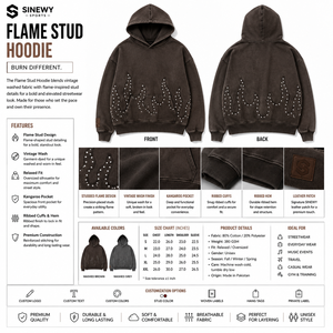Custom Heavyweight 100% Cotton Acid Wash Y2K Vintage Boxy Cropped Rhinestone Flame Streetwear - Product Image 6