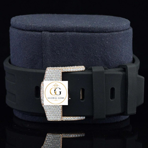 Best Quality Elegant White Gold Iced Out Diamond Watch Full Luxury Studded Timepiece for Men and Women Available at Export Price - Product Image 4