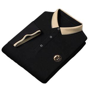 Logotipo personalizado de alta calidad de secado rápido liso Casual impresión en blanco Hombre Polos negocios Golf Polo camiseta para hombres - Product Image 6