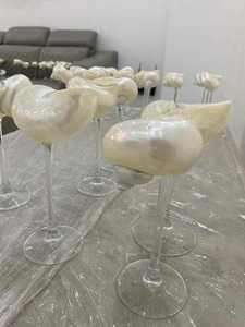 Copas de Vino Elegantes con Diseño de Conchas Marinas para Decoración de Hogar de Lujo y Decoración de Mesa - Product Image 2