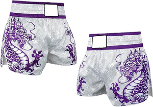 Pantalones Cortos Tradicionales de MMA Muay Thai para Mujer, Pantalones de Kickboxing de Alto Rendimiento, Ropa de Lucha, Pantalones Cortos de MMA para Mujer - Product Image 2