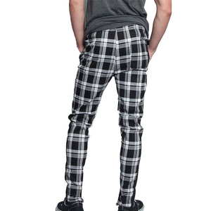 <b>Men</b> Flannel Pants Plaid <b>Pajama</b> Pants 100% Pure Cotton Lounge Wear Side Pockets Elastic Drawstring Sleepwear Trouser - Product Image 2