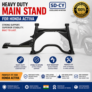 Béquille centrale pour moto Activa |   Béquille centrale robuste |   Support de vélo en acier robuste - Product Image 3