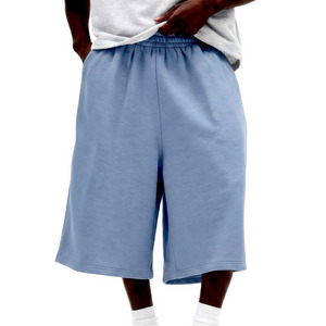 Pantalones cortos de forro polar azul claro de alta calidad para hombre, material suave y acogedor para dormir y para el confort interior en invierno, pantalones cortos de forro polar para hombre - Product Image 3