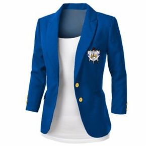 Blazer Sigma Gamma Rho Marrón para Mujer, Chaqueta Elegante de Hermandad Griega, Abrigo Formal a Medida, Ropa Casual de Negocios para Oficina, Personalizable - Product Image 1