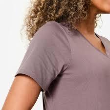 Camiseta de Manga Corta para Mujer, Corte Ajustado, Color Sólido, Logotipo Personalizado, Poliéster, Capa Base Informal para Actividades Grupales - Product Image 4