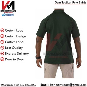 Camisetas Polo Tácticas Transpirables y Elásticas para Trabajo, Seguridad y Equipos de Exteriores, Logotipo Personalizado, Proveedor Mayorista de Exportación - Product Image 6