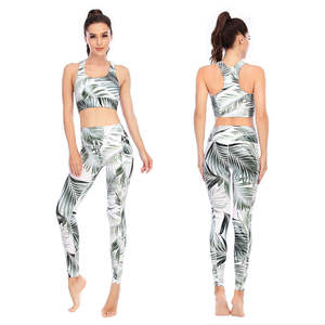 Ensemble de 4 pièces personnalisées, écologiques, haut de sport court et taille haute, pour femme, grandes tailles, vêtements de fitness et yoga - Product Image 1