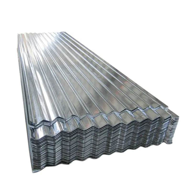 Prezzo della lamiera di copertura in acciaio ondulato zincato a caldo da materiale da costruzione per serra rivestito di zinco in metallo laminato a freddo
