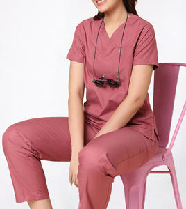 Uniformes de Hospital con Logotipo Personalizado, Pantalones Rectos Transpirables de Verano, Conjuntos de Uniformes Médicos de Alta Calidad, Top Deportivo Unisex de Manga Corta - Product Image 4