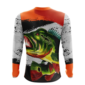 Maillot de pêche personnalisé pakistanais OEM à manches longues en sublimation – Vêtement de sport haute performance - Product Image 2