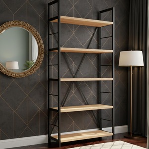 Estante Minimalista para Almacenamiento en Apartamentos y Decoración Contemporánea, Decoración de Espacios de Trabajo y Dormitorios, Estante de Exhibición para Pasillos, de la India - Product Image 4