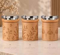 Brûleur à Bakhoor en bois élégant avec support à encens en métal pour la décoration moderne de la maison et les parfums aromatiques