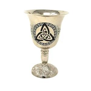 Oferta Especial: Copa de Latón Puro 100% Resistente, Copa Decorativa de Latón Sólido para el Hogar, Bodas, Fiestas y Eventos - Product Image 2