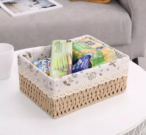 Top-Selling Handmade Woven <b>Storage</b> <b>Baskets</b> for Home Decor with Removable Liners - Product Image 1