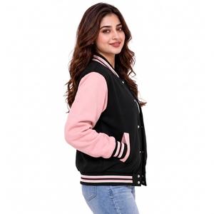 breathable comfortable <b>lightweight</b> layering <b>women</b> varsity <b>jackets</b> for effortless style throughout the week <b>women</b> varsity <b>jackets</b> - Product Image 3