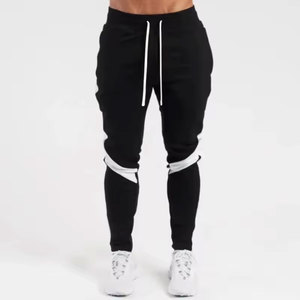Mens Winter Sportswear Casual Embroidered Fleece Lining Joggers 100% Cotton Canvas Waterproof Breathable Drawstring Closure - Product Image 5