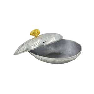 In Brand Minimalist <b>Bowl</b> <b>with</b> <b>Lid</b> Polished Finish for Fruit and Snacks Airtight Design Modern Decor - Product Image 5