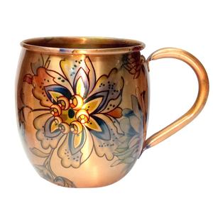 Vente chaude cuivre tasse à boire de haute qualité article décoratif pour la maison Unique nouveau élégant indien artisanat haut Standard bouteille d'eau - Product Image 3