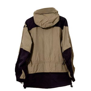 Veste coupe-vent en nylon pour homme personnalisée, mode streetwear, imperméable, avec empiècements contrastés, vêtements de sport, marron, à capuche, USA - Product Image 6