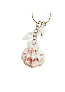 Vietnam Handmade Natural Seashell Keychain Beach Gift Marine Decor Promotional Key <b>Ring</b> OEM ODM Manufacturer - Product Image 6