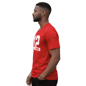 T-shirt à col en V Kappa Alpha Psi numéro 12, vêtements de fraternité grecque avec motif audacieux, confort premium et coupe élégante - Product Image 3
