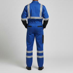 Custom Reflective Workwear <b>Overall</b> for Industrial Safety <b>Construction</b> and Engineering Projects - Product Image 4