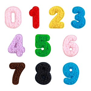 Patch brodé en chenille alphabet personnalisé, thermocollant ou à coudre, en feutre non tissé, pour vêtements, chapeaux, sacs, vestes, sacs à dos - Product Image 4