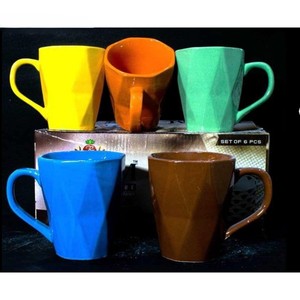 Ensemble de tasses à lait en céramique classiques d'Inde - Product Image 3