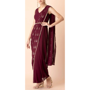 Robe de soirée en satin pour femme, robe longue fendue sur le côté, pour les occasions de soirée, robe de soirée élégante pour femme - Product Image 5