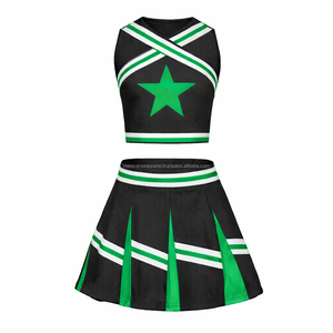 Tenue de cheerleading pour jeunes et enfants, tailles adultes, ensemble de vêtements d'équipe, séchage rapide, respirant, uniforme de cheerleading personnalisé - Product Image 4