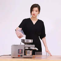 Presse à huile automatique à chaud et à froid pour soja et arachide, extracteur d'huile de qualité supérieure pour graines de lin, arachide, ricin, chanvre, colza