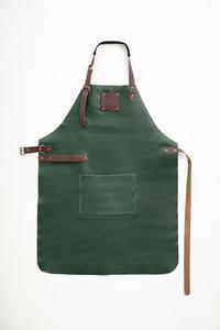 Tablier de Chef Exécutif en Cuir Véritable pour Cuisines de Haute Cuisine, Uniforme Professionnel de Luxe avec Emplacement pour Logo LPN-0262 - Product Image 1