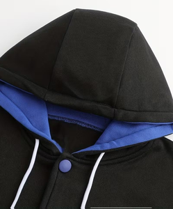High Quality Premium Winter Season Plus Size Men's 100% Cotton Fleece Knitted Hooded Pocket Regular Fit Eco-Friendly Breathable - Product Image 4