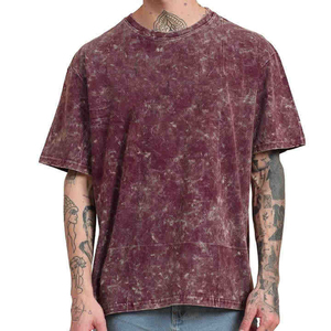 Camiseta de Hombre de Alta Calidad con Lavado Ácido, Transpirable, con Color Personalizado a Precio de Mayoreo - Product Image 1
