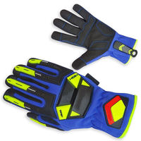 Gants de sécurité de travail TPR résistants aux chocs, personnalisables et de haute qualité pour l'industrie pétrolière et gazière