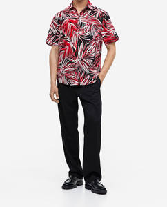 Chemises décontractées pour hommes en coton 100% de haute qualité, confortables pour l'été, à manches courtes, avec poche boutonnée, chemise décontractée - Product Image 6