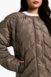 Chaqueta de Plumón con Logotipo de Marca Personalizado de Alta Calidad para Mujer, Chaqueta de Plumón Gruesa con Cierre Completo - Product Image 6