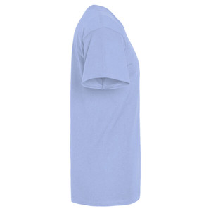T-shirts tricotés 100 % coton pour hommes 2026, couleur bleu Carolina, avec options de tailles et de logo personnalisables - Product Image 3
