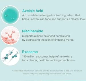 Sérum pour la peau medicube AZELAIC ACID EXOSOME SHOT 7500 30ml, apaise, affine les pores, unifie le teint, éclaircit, répare - Product Image 4