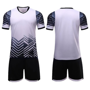 Uniforme de Fútbol Deportivo 100% Poliéster Malla Uniforme de Fútbol de la Mejor Calidad con Estampado Geométrico Transpirable en Venta - Product Image 5